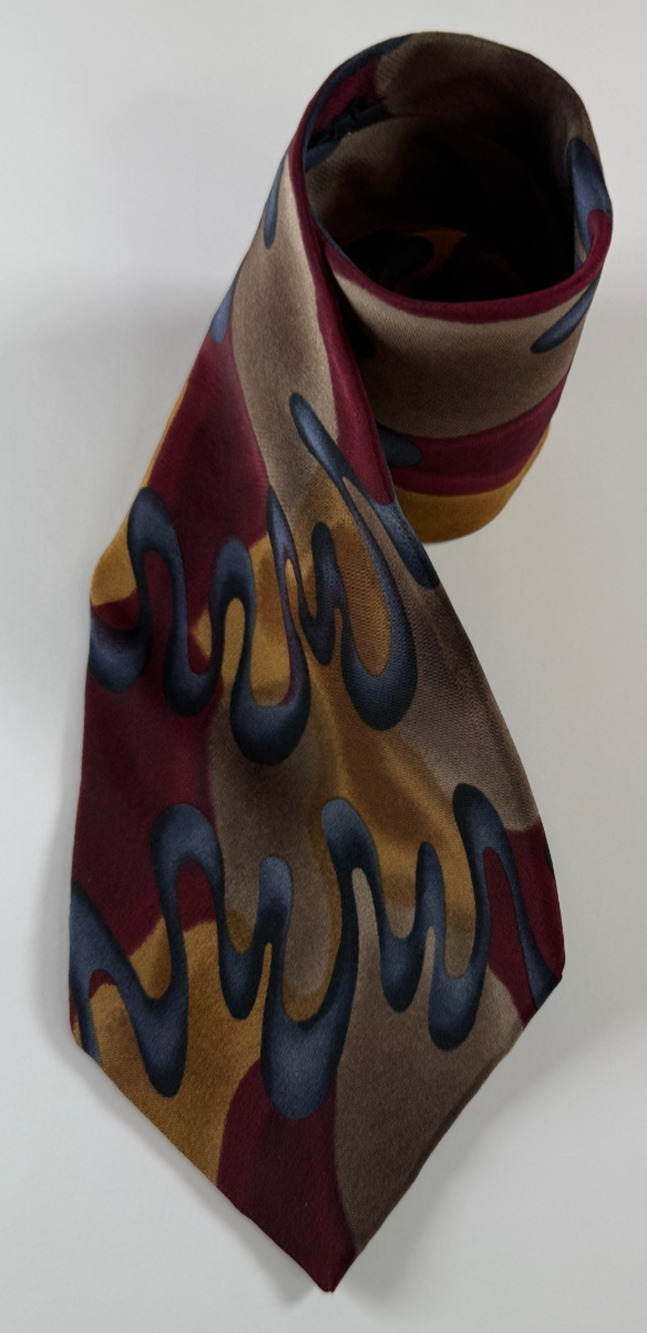 Grateful Dead Ripple Fourth Set 100% Silk Tie Steal Your Face USA Abstract 58"